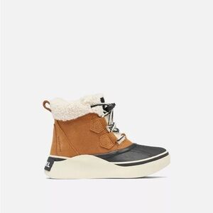 Sorel Brown and Black Winter Boots with Waterproof Design
